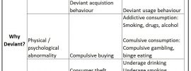 Deviant consumer behaviour process