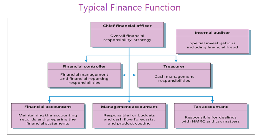 typical finance function